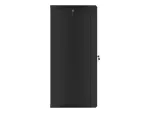 SZAFA INSTALACYJNA RACK WISZĄCA 19" 27U 600X600 CZARNA LANBERG (FLAT PACK) V2
