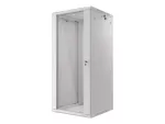 SZAFA INSTALACYJNA RACK WISZĄCA 19" 27U 600X600 SZARA LANBERG (FLAT PACK) V2