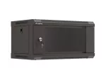 SZAFA INSTALACYJNA RACK WISZĄCA 19" 4U 540X350 CZARNA DRZWI PRZESZKLONE LANBERG (FLAT PACK)