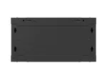 SZAFA INSTALACYJNA RACK WISZĄCA 19" 4U 540X350 CZARNA DRZWI PRZESZKLONE LANBERG (FLAT PACK)