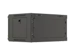 SZAFA INSTALACYJNA RACK WISZĄCA 19" 4U 540X350 CZARNA DRZWI PRZESZKLONE LANBERG (FLAT PACK)