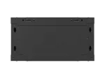 SZAFA INSTALACYJNA RACK WISZĄCA 19" 4U 540X350 CZARNA DRZWI PRZESZKLONE LANBERG (FLAT PACK)