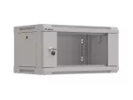 SZAFA INSTALACYJNA RACK WISZĄCA 19" 4U 540X350 SZARA DRZWI PRZESZKLONE LANBERG (FLAT PACK)