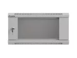 SZAFA INSTALACYJNA RACK WISZĄCA 19" 4U 540X350 SZARA DRZWI PRZESZKLONE LANBERG (FLAT PACK)