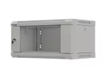 SZAFA INSTALACYJNA RACK WISZĄCA 19" 4U 540X350 SZARA DRZWI PRZESZKLONE LANBERG (FLAT PACK)