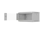 SZAFA INSTALACYJNA RACK WISZĄCA 19" 4U 540X350 SZARA DRZWI PRZESZKLONE LANBERG (FLAT PACK)