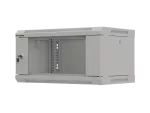 SZAFA INSTALACYJNA RACK WISZĄCA 19" 4U 540X350 SZARA DRZWI PRZESZKLONE LANBERG (FLAT PACK)