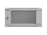 SZAFA INSTALACYJNA RACK WISZĄCA 19" 4U 540X350 SZARA DRZWI PRZESZKLONE LANBERG (FLAT PACK)