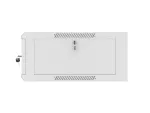 SZAFA INSTALACYJNA RACK WISZĄCA 19" 4U 600 SZARA DRZWI SZKLANE LANBERG (ZŁOŻONA)