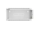 SZAFA INSTALACYJNA RACK WISZĄCA 19" 4U 600 SZARA DRZWI SZKLANE LANBERG (ZŁOŻONA)