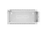 SZAFA INSTALACYJNA RACK WISZĄCA 19" 4U 600 SZARA DRZWI SZKLANE LANBERG (ZŁOŻONA)