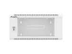 SZAFA INSTALACYJNA RACK WISZĄCA 19" 4U 600 SZARA DRZWI SZKLANE LANBERG (ZŁOŻONA)