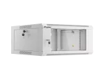 SZAFA INSTALACYJNA RACK WISZĄCA 19" 4U 600 SZARA DRZWI SZKLANE LANBERG (ZŁOŻONA)