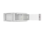 SZAFA INSTALACYJNA RACK WISZĄCA 19" 4U 600 SZARA DRZWI SZKLANE LANBERG (ZŁOŻONA)