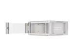 SZAFA INSTALACYJNA RACK WISZĄCA 19" 4U 600 SZARA DRZWI SZKLANE LANBERG (ZŁOŻONA)