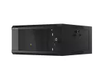 SZAFA INSTALACYJNA RACK WISZĄCA 19" 4U 600 SZYBKI MONTAŻ CZARNA LANBERG (FLAT PACK)
