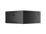 SZAFA INSTALACYJNA RACK WISZĄCA 19" 4U 600 SZYBKI MONTAŻ CZARNA LANBERG (FLAT PACK)