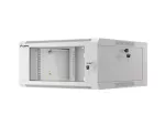 SZAFA INSTALACYJNA RACK WISZĄCA 19" 4U 600 SZYBKI MONTAŻ SZARA LANBERG (FLAT PACK)