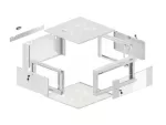 SZAFA INSTALACYJNA RACK WISZĄCA 19" 4U 600 SZYBKI MONTAŻ SZARA LANBERG (FLAT PACK)