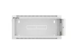 SZAFA INSTALACYJNA RACK WISZĄCA 19" 4U 600 SZYBKI MONTAŻ SZARA LANBERG (FLAT PACK)