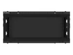 SZAFA INSTALACYJNA RACK WISZĄCA 19" 4U 600X450 CZARNA LANBERG (FLAT PACK) V2