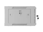 SZAFA INSTALACYJNA RACK WISZĄCA 19" 4U 600X450 SZARA DRZWI PERFOROWANE LANBERG (FLAT PACK)