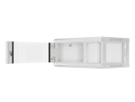 SZAFA INSTALACYJNA RACK WISZĄCA 19" 4U 600X450 SZARA LANBERG (FLAT PACK) V2