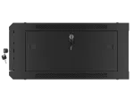 SZAFA INSTALACYJNA RACK WISZĄCA 19" 4U 600X600 CZARNA LANBERG (FLAT PACK) V2