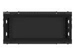 SZAFA INSTALACYJNA RACK WISZĄCA 19" 4U 600X600 CZARNA LANBERG (FLAT PACK) V2