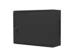 SZAFA INSTALACYJNA RACK WISZĄCA 19" 4U+3U 540X200 NISKOPROFILOWA CZARNA LANBERG (ZŁOŻONA)