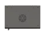 SZAFA INSTALACYJNA RACK WISZĄCA 19" 6U 540X350 CZARNA DRZWI PRZESZKLONE LANBERG (FLAT PACK)