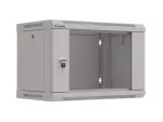 SZAFA INSTALACYJNA RACK WISZĄCA 19" 6U 540X350 SZARA DRZWI PRZESZKLONE LANBERG (FLAT PACK)