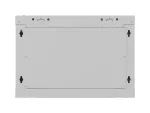 SZAFA INSTALACYJNA RACK WISZĄCA 19" 6U 540X350 SZARA DRZWI PRZESZKLONE LANBERG (FLAT PACK)