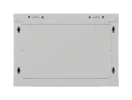 SZAFA INSTALACYJNA RACK WISZĄCA 19" 6U 540X350 SZARA DRZWI PRZESZKLONE LANBERG (FLAT PACK)