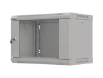 SZAFA INSTALACYJNA RACK WISZĄCA 19" 6U 540X350 SZARA DRZWI PRZESZKLONE LANBERG (FLAT PACK)