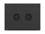 SZAFA INSTALACYJNA RACK WISZĄCA 19" 6U 600X450 CZARNA DRZWI METALOWE LANBERG (FLAT PACK)