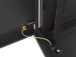 SZAFA INSTALACYJNA RACK WISZĄCA 19" 6U 600X450 CZARNA DRZWI METALOWE LANBERG (FLAT PACK)
