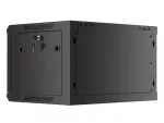 SZAFA INSTALACYJNA RACK WISZĄCA 19" 6U 600X450 CZARNA DRZWI PERFOROWANE LANBERG (FLAT PACK)