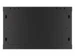 SZAFA INSTALACYJNA RACK WISZĄCA 19" 6U 600X450 CZARNA DRZWI PERFOROWANE LANBERG (FLAT PACK)