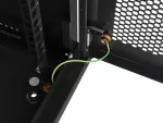 SZAFA INSTALACYJNA RACK WISZĄCA 19" 6U 600X450 CZARNA DRZWI PERFOROWANE LANBERG (FLAT PACK)