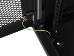 SZAFA INSTALACYJNA RACK WISZĄCA 19" 6U 600X450 CZARNA DRZWI PERFOROWANE LANBERG (FLAT PACK)