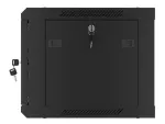 SZAFA INSTALACYJNA RACK WISZĄCA 19" 6U 600X450 CZARNA LANBERG (FLAT PACK) V2