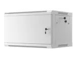 SZAFA INSTALACYJNA RACK WISZĄCA 19" 6U 600X450 SZARA DRZWI METALOWE LANBERG (FLAT PACK)