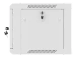 SZAFA INSTALACYJNA RACK WISZĄCA 19" 6U 600X450 SZARA DRZWI METALOWE LANBERG (FLAT PACK)