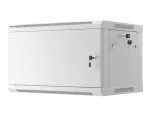 SZAFA INSTALACYJNA RACK WISZĄCA 19" 6U 600X450 SZARA DRZWI METALOWE LANBERG (FLAT PACK)