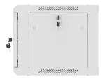 SZAFA INSTALACYJNA RACK WISZĄCA 19" 6U 600X450 SZARA DRZWI METALOWE LANBERG (FLAT PACK)
