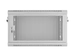 SZAFA INSTALACYJNA RACK WISZĄCA 19" 6U 600X450 SZARA DRZWI PERFOROWANE LANBERG (FLAT PACK)