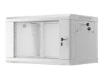 SZAFA INSTALACYJNA RACK WISZĄCA 19" 6U 600X450 SZARA LANBERG (FLAT PACK) V2