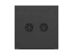 SZAFA INSTALACYJNA RACK WISZĄCA 19" 6U 600X600 CZARNA DRZWI METALOWE LANBERG (FLAT PACK)