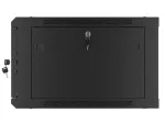SZAFA INSTALACYJNA RACK WISZĄCA 19" 6U 600X600 CZARNA LANBERG (FLAT PACK) V2